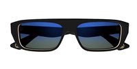 Occhiali da sole Gucci Uomo GG1617S003-BLACK-BLACK-BLUE56 - GG1617S003-BLACK-BLACK-BLUE56